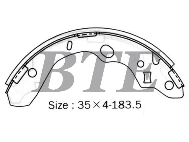 Brake Shoe Set:NN3574