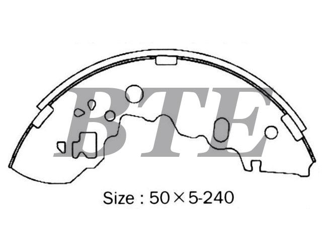 Brake Shoe Set:NN3584