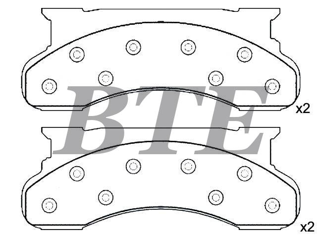 Brake Pad Set:E4TZ-2001-B