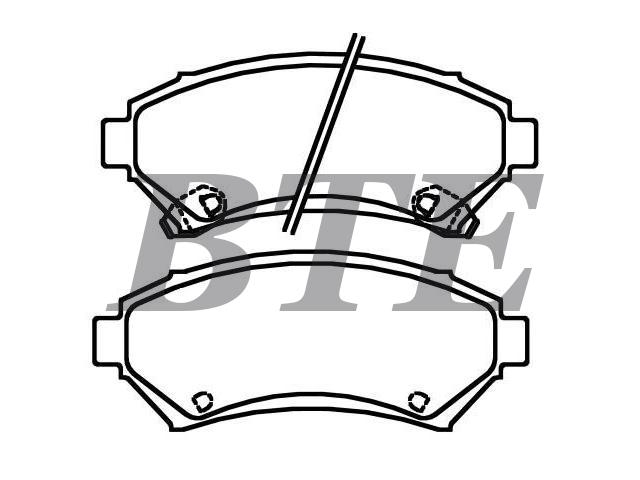 Brake Pad Set:1802 4962