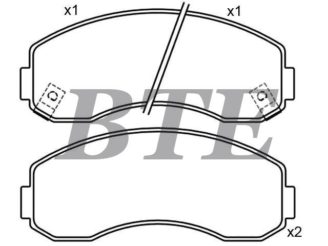 Brake Pad Set:RB-9133-11261