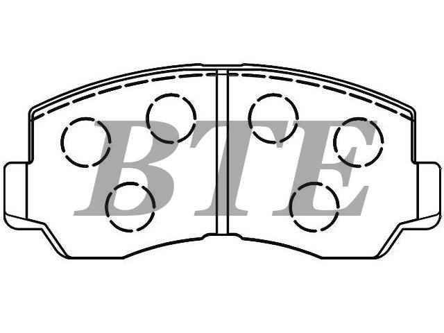 Brake Pad Set:MB 407 216