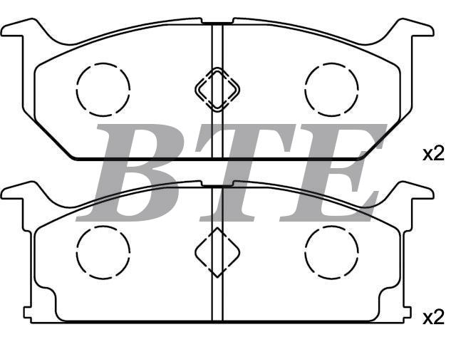 Brake Pad Set:55200-62850