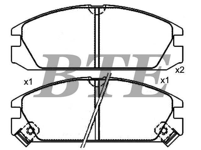 Brake Pad Set:45022-SE0-505