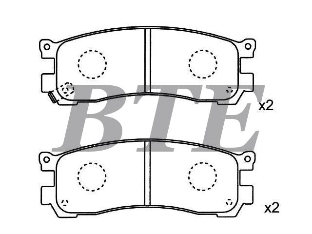 Brake Pad Set:HF39-26-48ZA