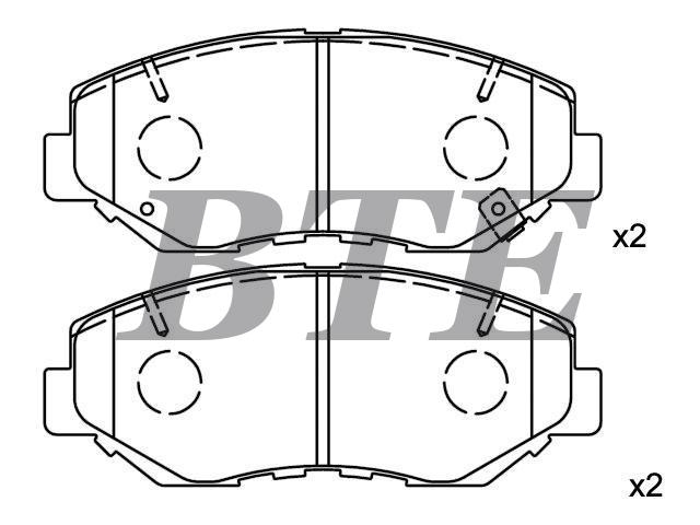 Brake Pad Set:45022-S9A-A00