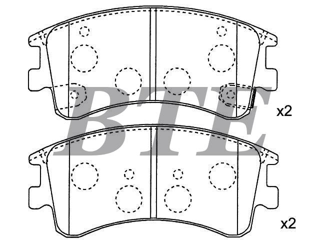 Brake Pad Set:G2YS-33-23Z