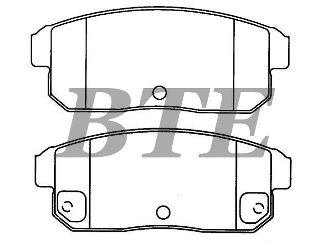 Brake Pad Set:F1Y1-26-43Z