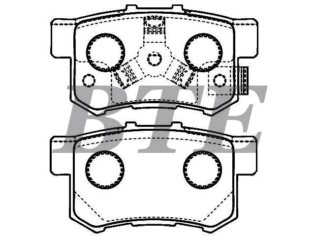 Brake Pad Set:43022-S9A-010