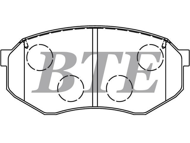 Brake Pad Set:HE21-33-28ZB