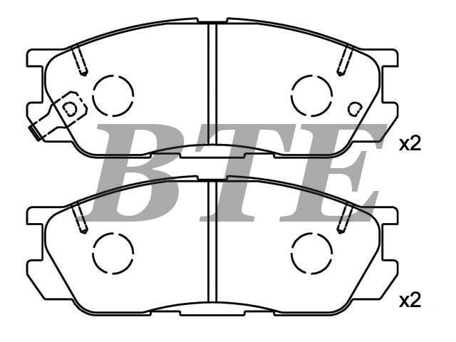 Brake Pad Set:H3Y0-33-23Z