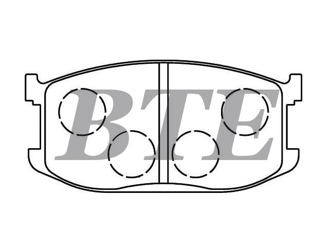 Brake Pad Set:B001-49-280A