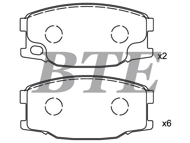Brake Pad Set:MC894601