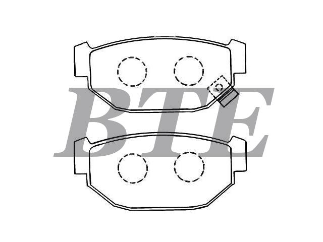 Brake Pad Set:25191-GA531