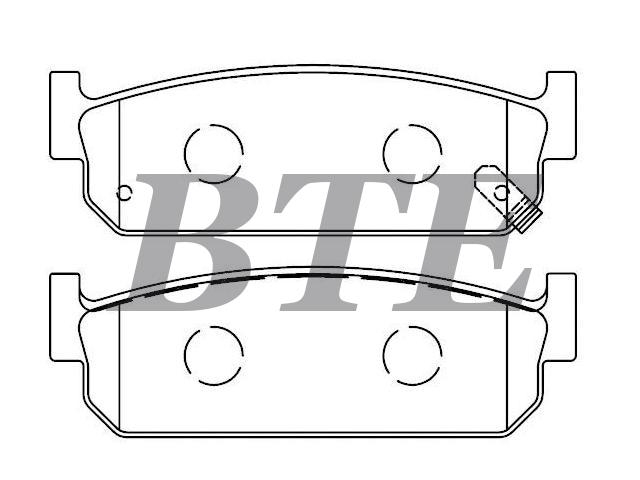 Brake Pad Set:44060-0P692