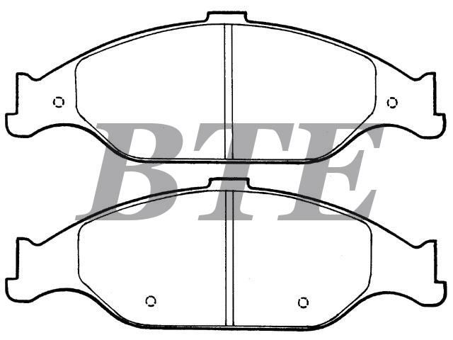 Brake Pad Set:XR3Z-2001-AA