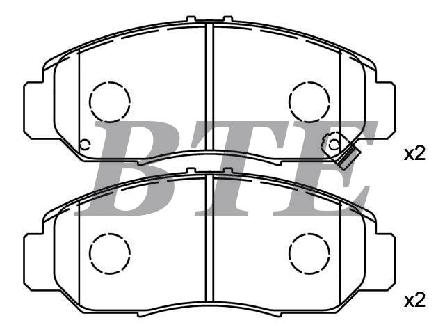 Brake Pad Set:45022-S7A-N00