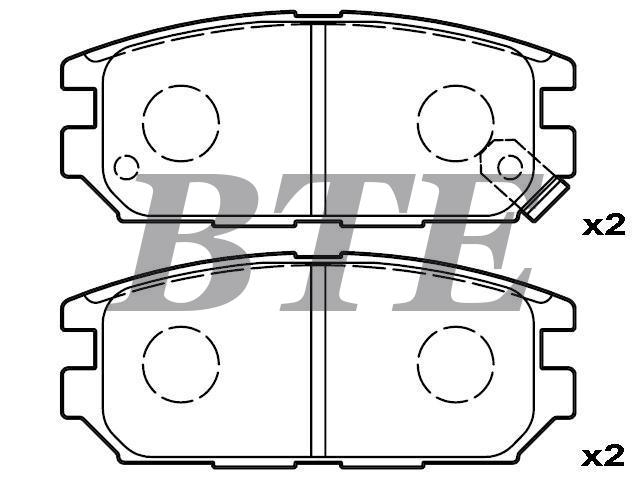 Brake Pad Set:MB857610