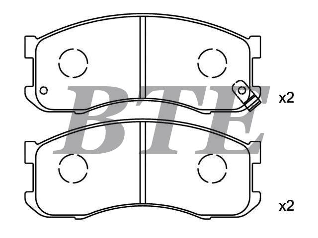 Brake Pad Set:MC112105