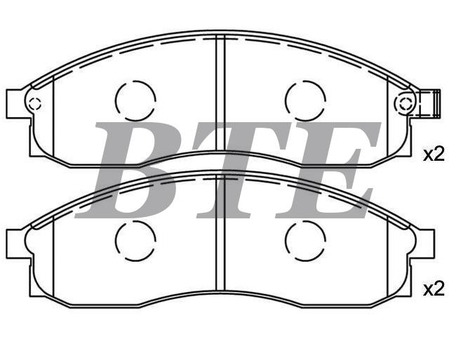 Brake Pad Set:41060-AA190