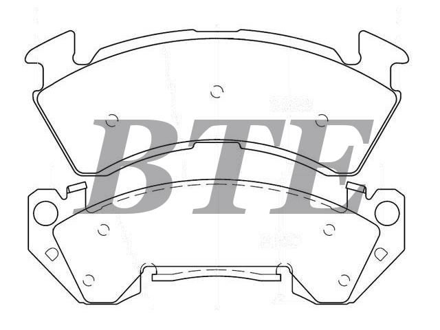 Brake Pad Set:D614-7506