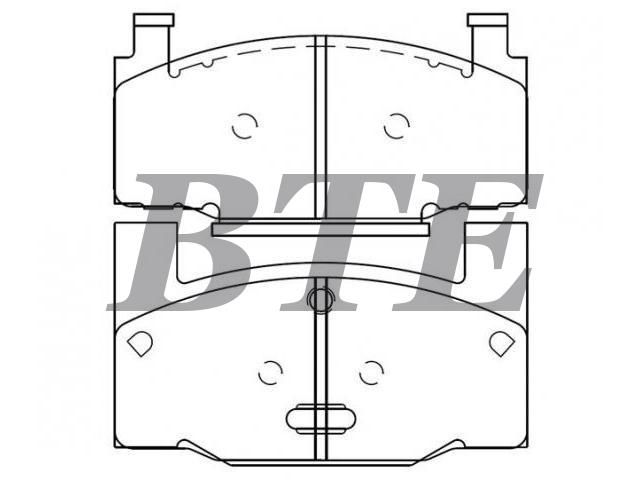 Brake Pad Set:D121-7055