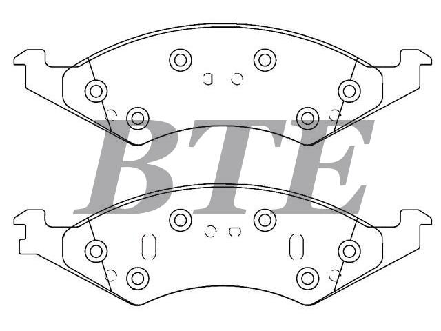Brake Pad Set:F3DZ-2001-A
