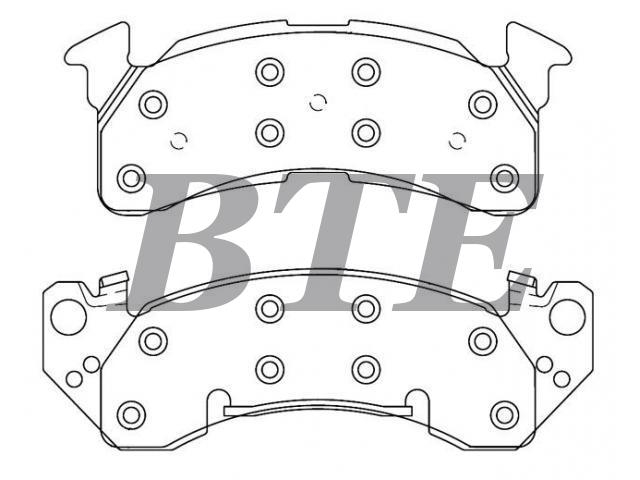Brake Pad Set:D392-7280A