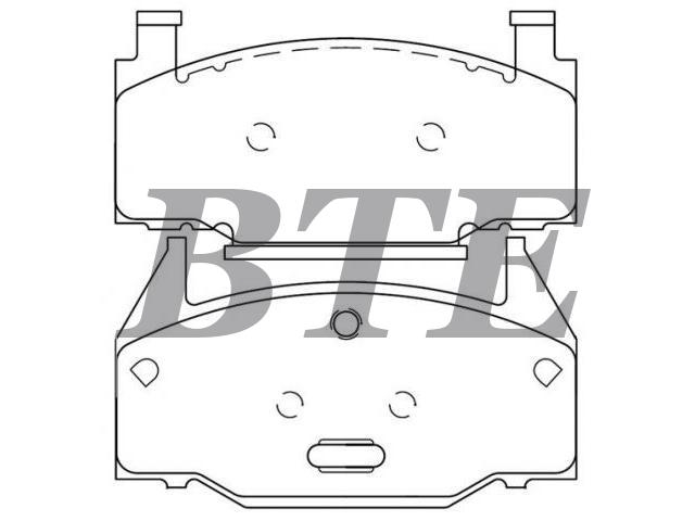 Brake Pad Set:D139-7071