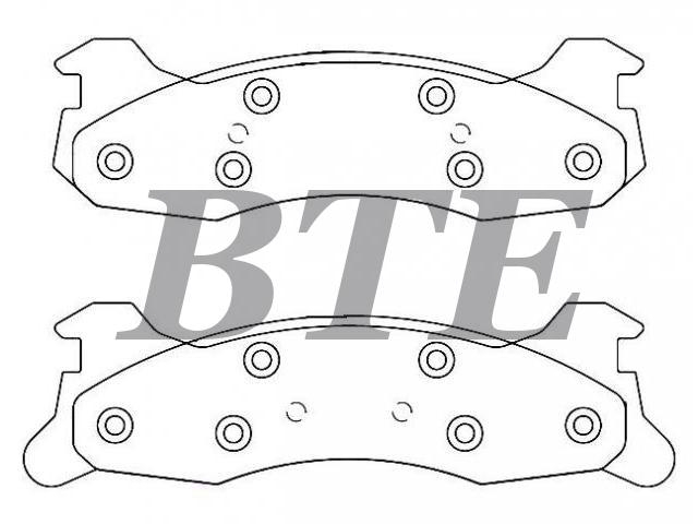 Brake Pad Set:D343-7124A