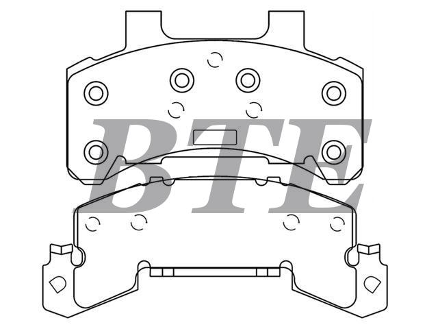 Brake Pad Set:D190-7114