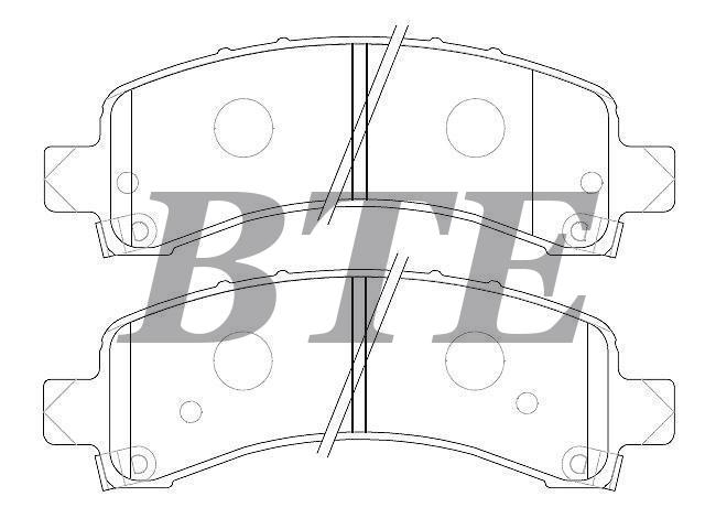 Brake Pad Set:89027019