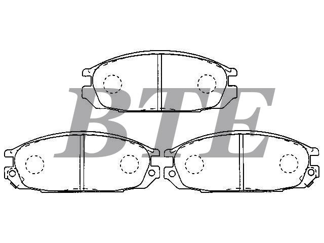 Brake Pad Set:D406M-S2085