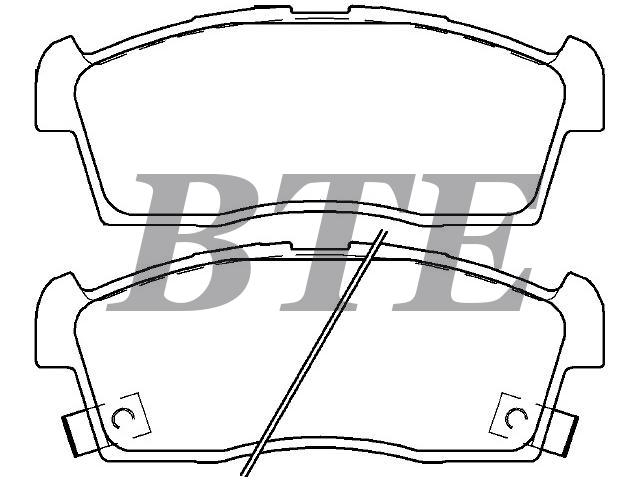 Brake Pad Set:4605A954