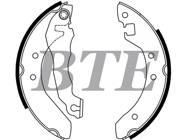 Brake Shoe Set:GBS 90820