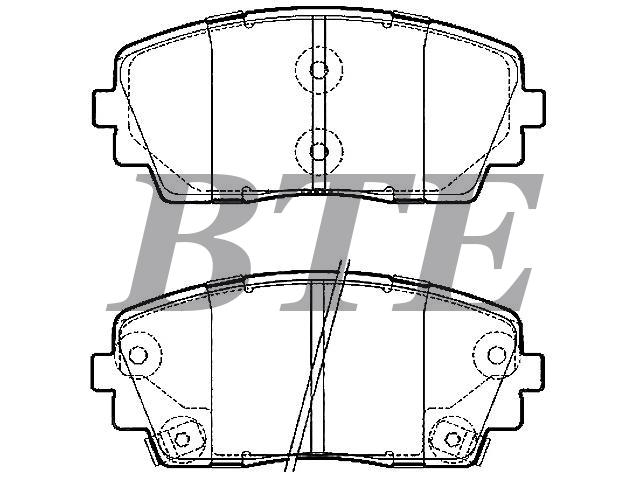 Brake Pad Set:58101-1YA00