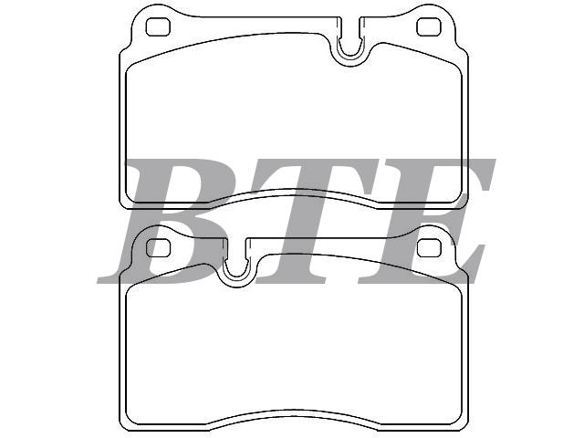 Brake Pad Set:4G43-2D007-AA