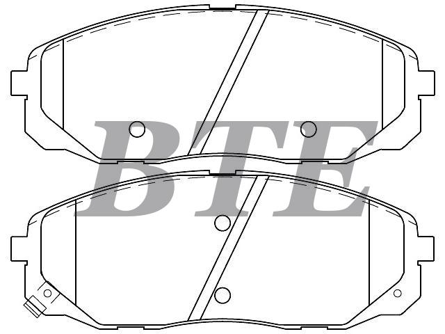 Brake Pad Set:58101-A9A00