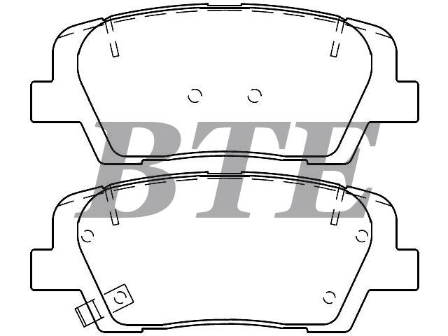 Brake Pad Set:58302-C6A00
