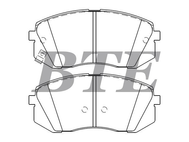 Brake Pad Set:58101-C2A10