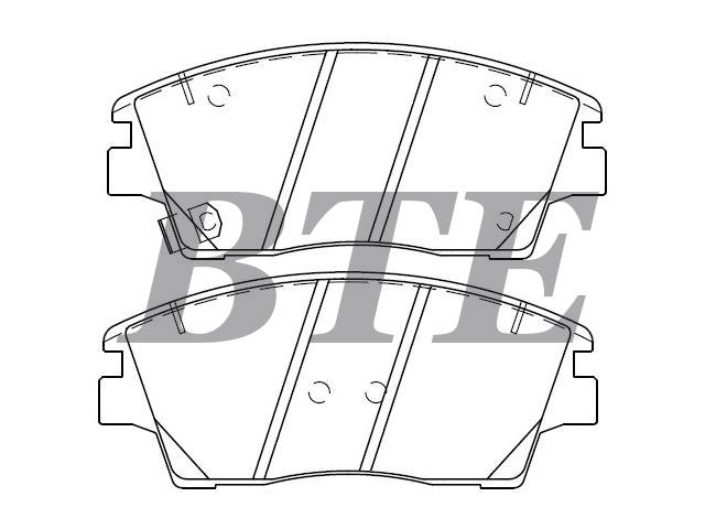 Brake Pad Set:58101-D3A00