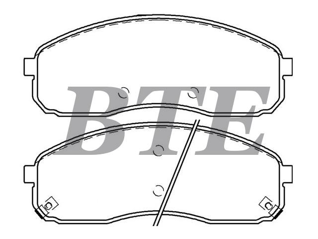 Brake Pad Set:0K56B-33-23Z
