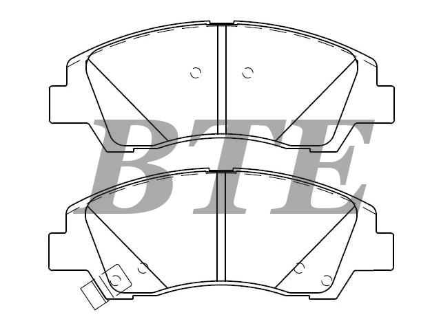 Brake Pad Set:58101-B9A70