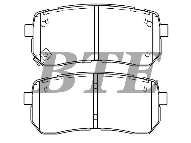 Brake Pad Set:58302-C5A01
