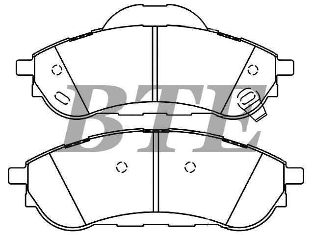 Brake Pad Set:EB3C-2M007-AA