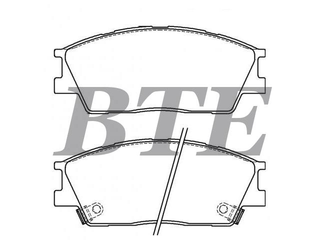 Brake Pad Set:58101-K0A50