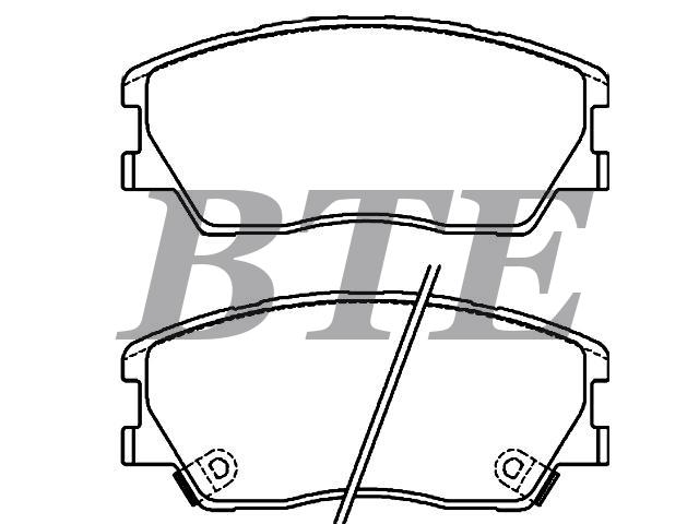 Brake Pad Set:58101-K0A10