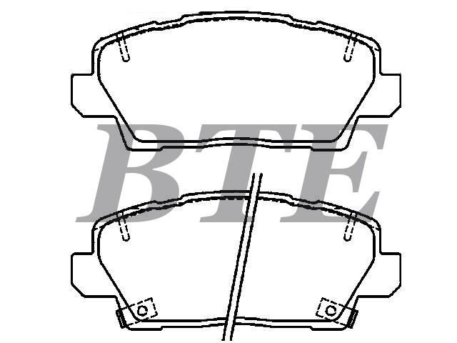 Brake Pad Set:58101-G6A00