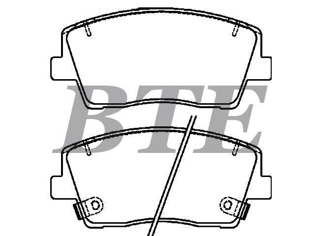 Brake Pad Set:58101-J5A25