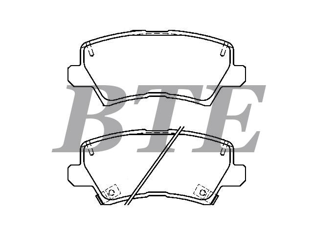 Brake Pad Set:58302-G6A01